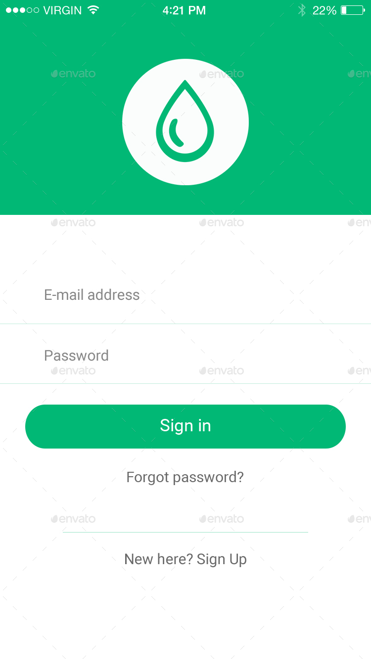 Laundry App UI Kit,  Elements GraphicRiver